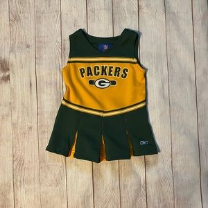 NFL Green Bay packers cheer uniform